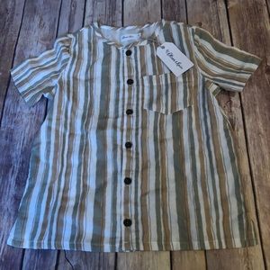 Oliver & Rain striped shirt